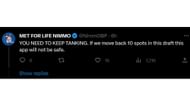 A fan's reaction